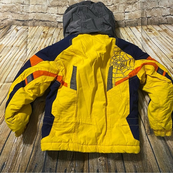 Spyder Tommy Moe Ski Suit Snow Vintage Two Piece Yellow Black Coverall - Picture 5 of 9